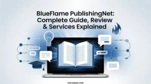 Blueflame Publishingnet complete guide, review, services and features explained for authors and publishing beginners.
