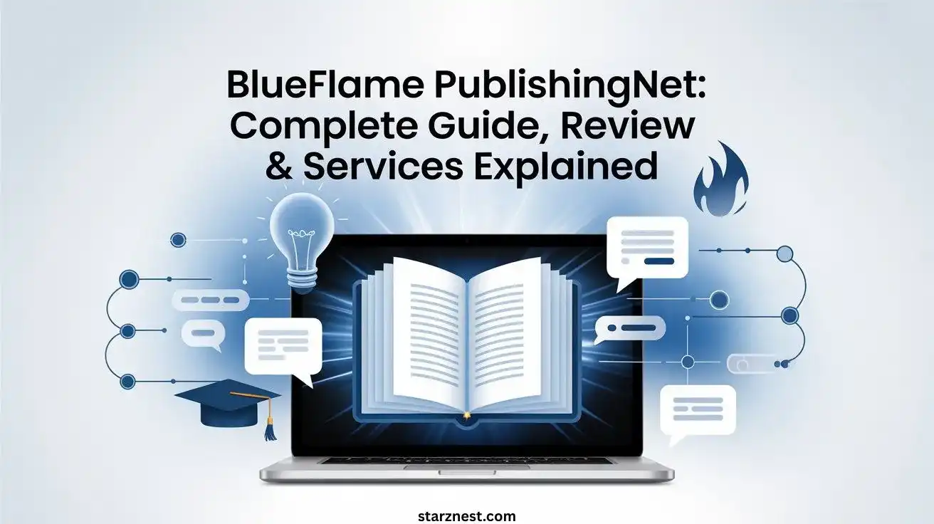Blueflame Publishingnet complete guide, review, services and features explained for authors and publishing beginners.